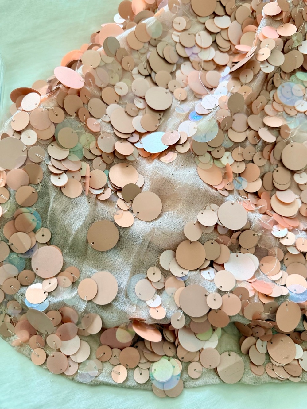 LovesShackFancy Blush Pink Sequin Maxi Dress - Picture 10 of 13